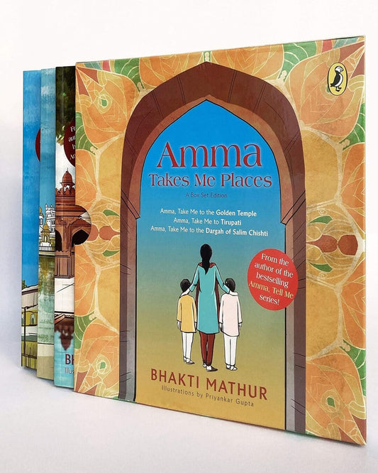 Amma Takes Me Places: Box Set by Bhakti Mathur [Paperback]