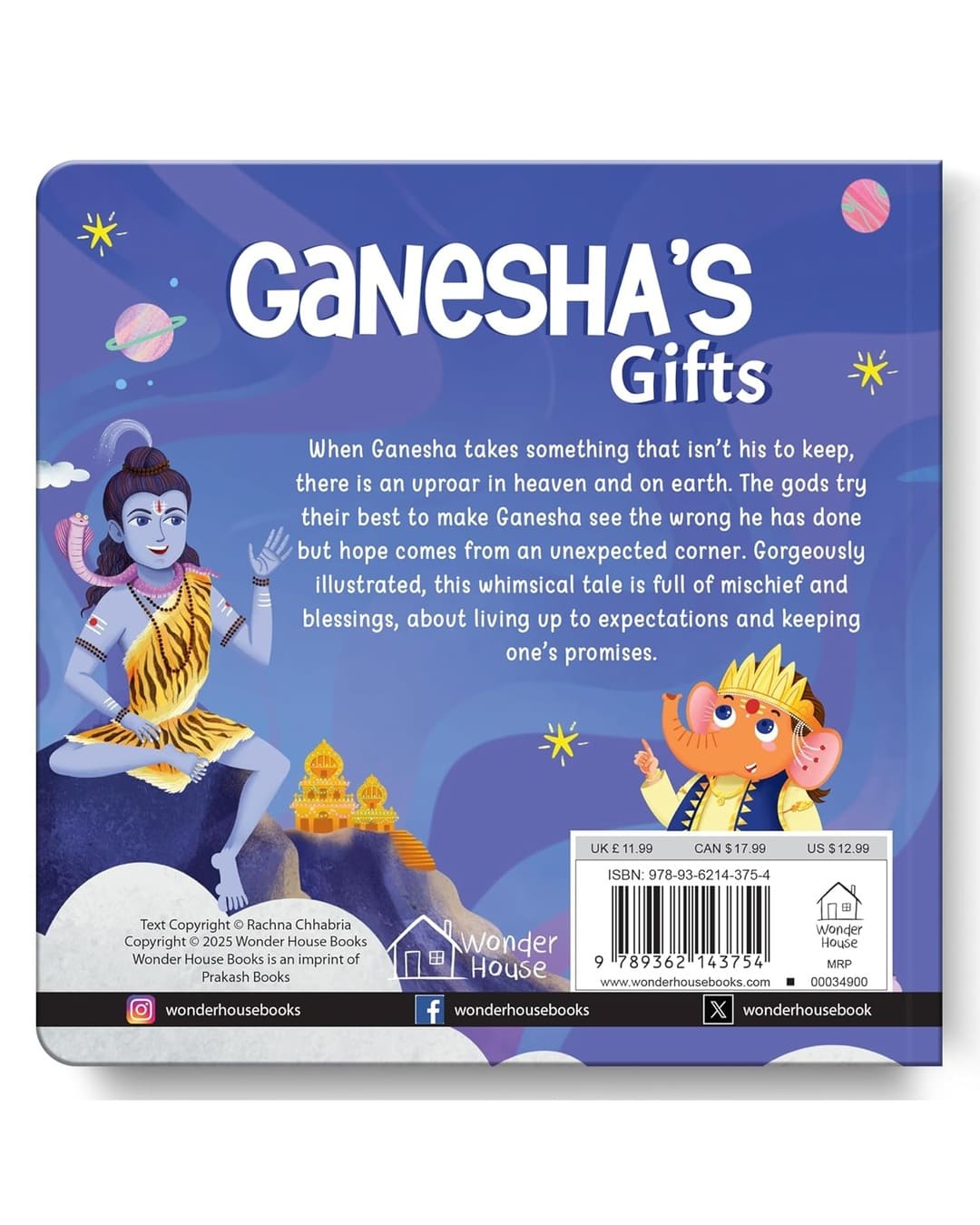 Ganesha’s Gifts by Rachna Chhabria [Board Book]