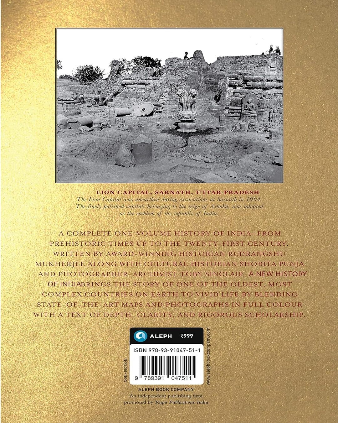 A New History of India: From Its Origins to the Twenty-First Century by Rudrangshu Mukherjee, Shobita Punja, Toby Sinclair [Hardcover]