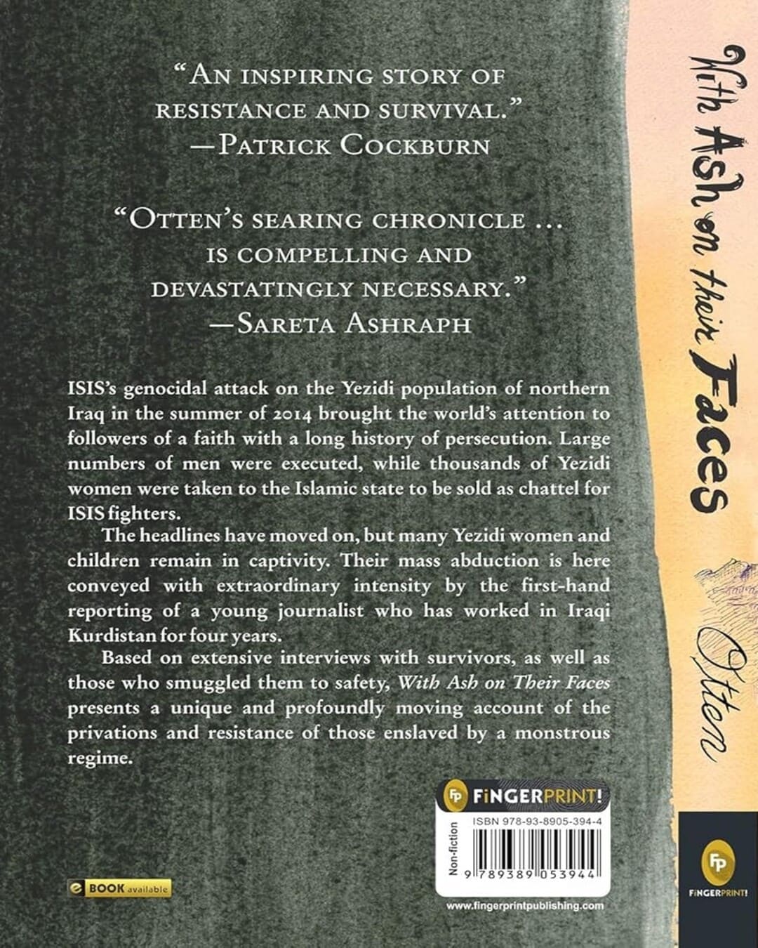 With Ash on their Faces : Yezidi Women and the Islamic State by Cathy Otten [Paperback]