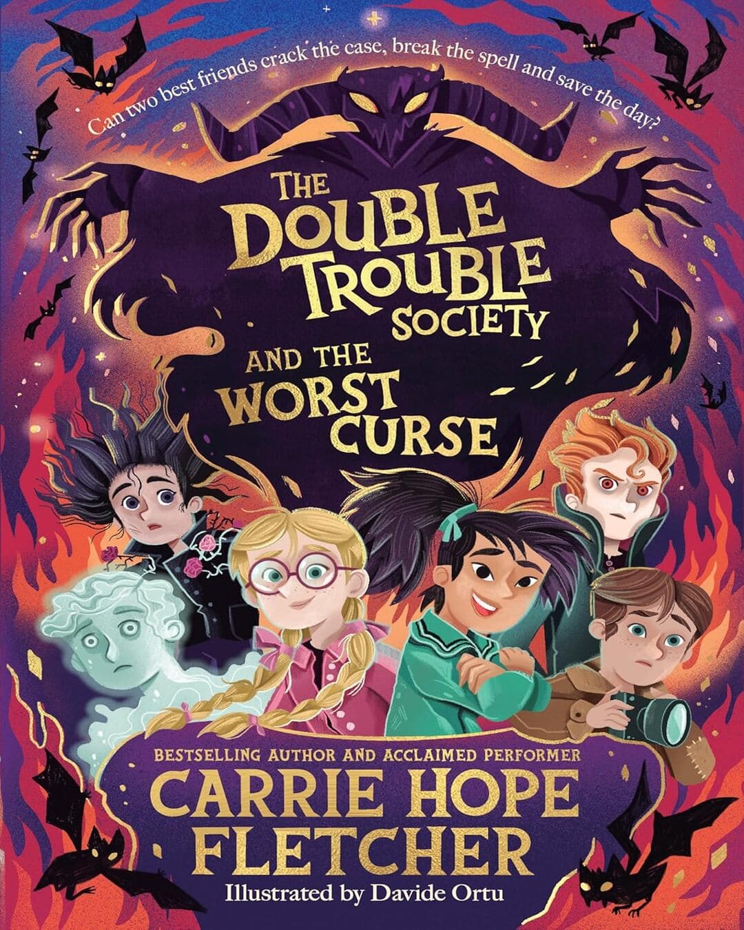 The Double Trouble Society And The Worst Curse by Carrie Hope Fletcher [Paperback]