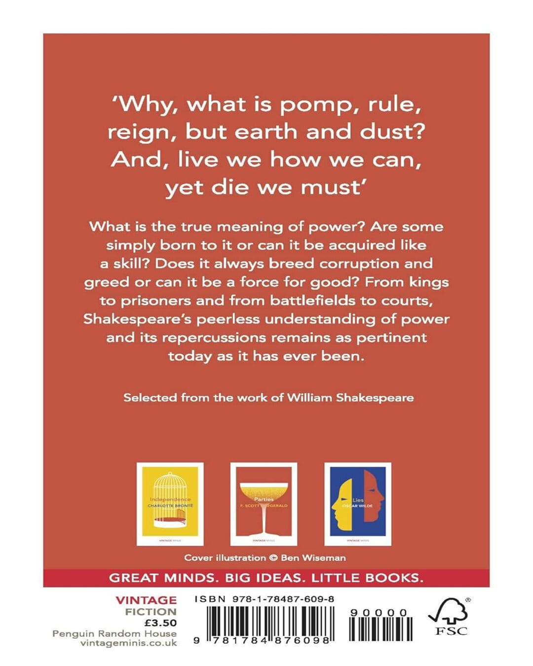 Power (Vintage Mini) by William Shakespeare [Paperback]