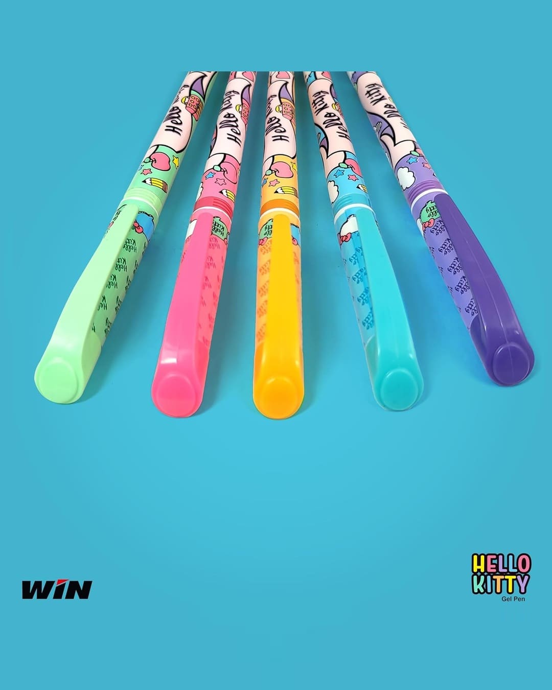 Win Hello Kitty | Gel Pen | Blue | 1 Pen