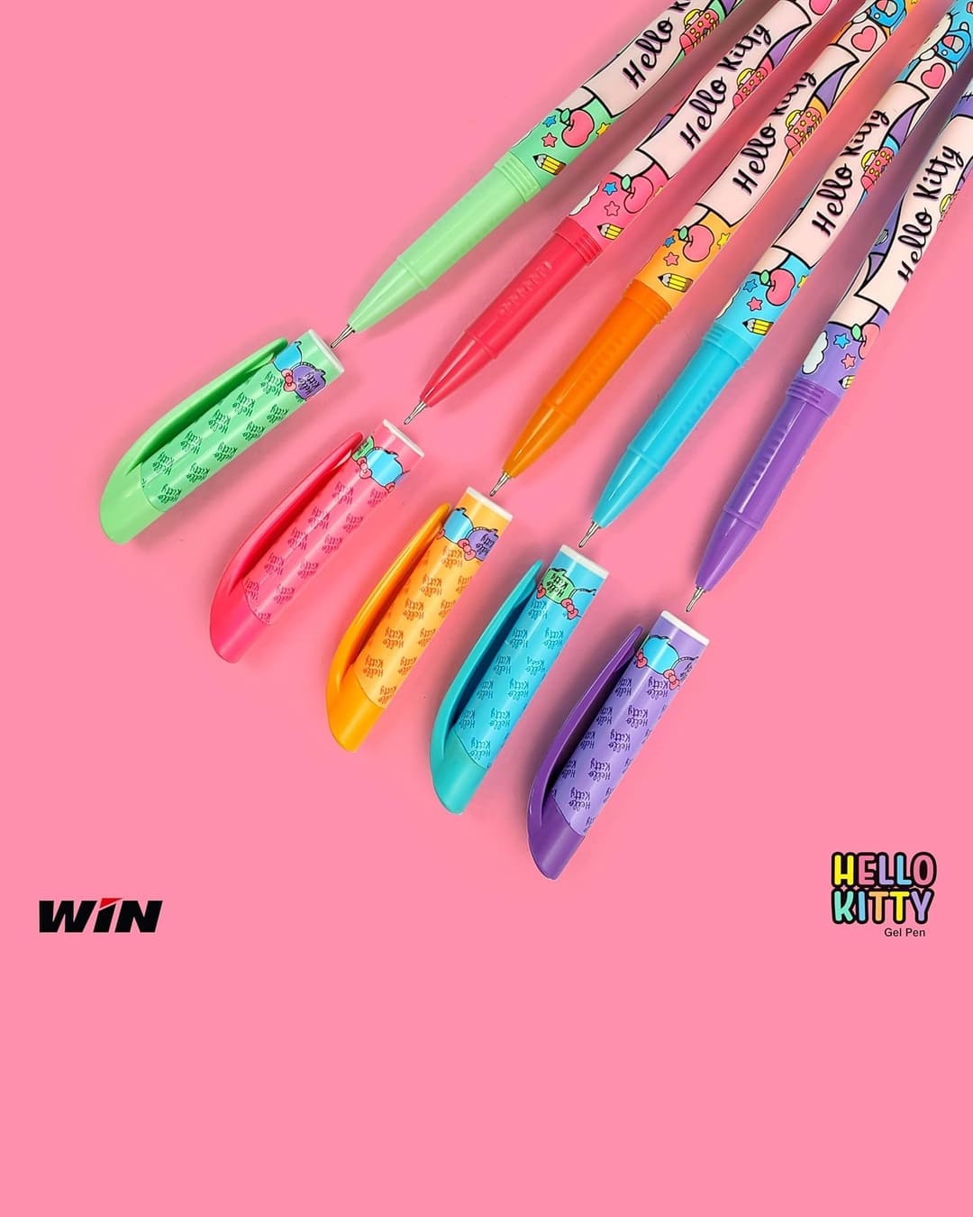 Win Hello Kitty | Gel Pen | Blue | 1 Pen