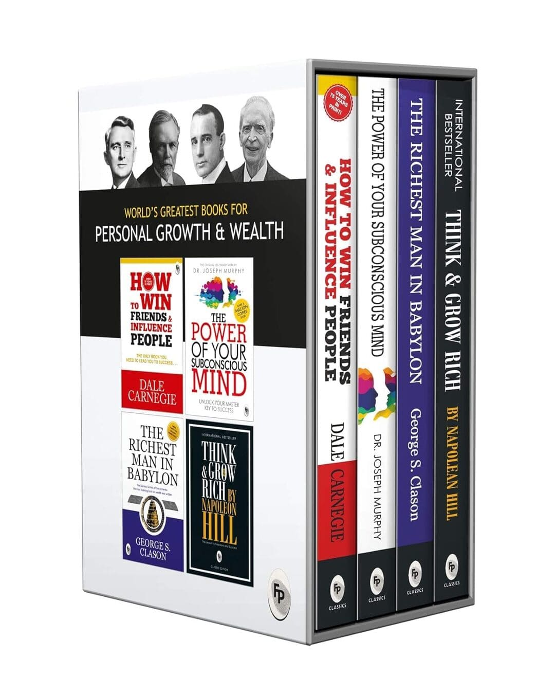 Worldâ€™s Greatest Books For Personal Growth & Wealth (Set of 4 Books) : Perfect Motivational Gift Set [Paperback]