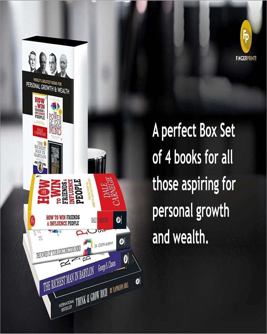 Worldâ€™s Greatest Books For Personal Growth & Wealth (Set of 4 Books) : Perfect Motivational Gift Set [Paperback]