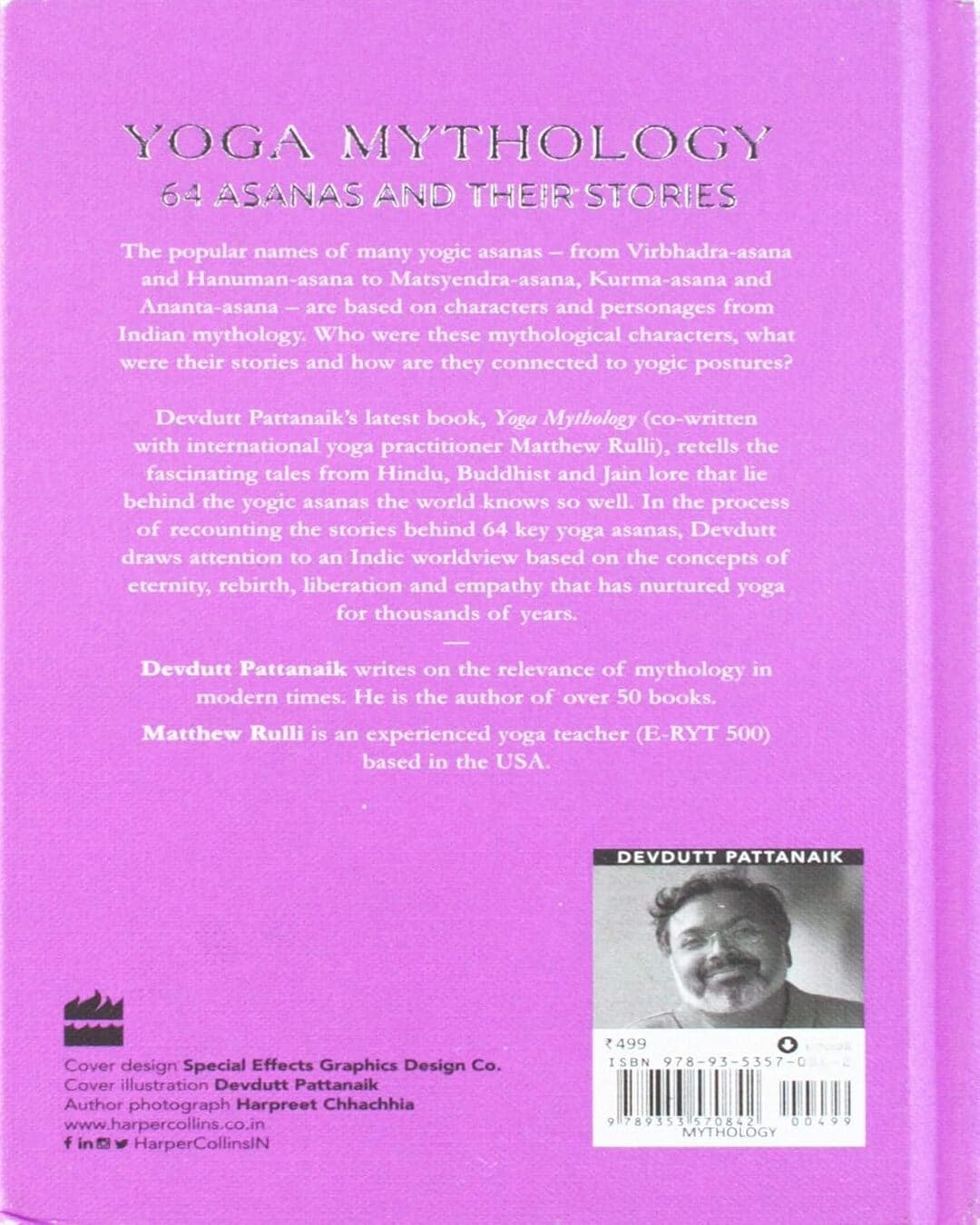 Yoga Mythology: 64 Asanas And Their Stories by Devdutt Pattanaik, Matthew Rulli [Hardcover]