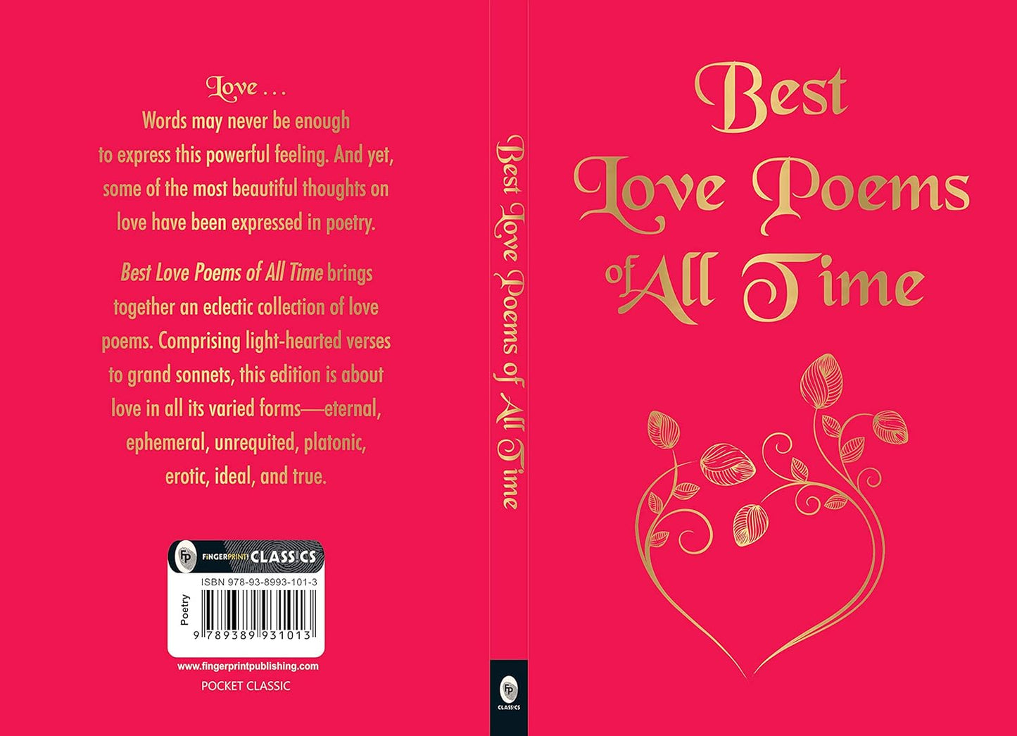 Best Love Poems of All Time (Pocket Classic) by VARIOUS [Paperback] - versoz.com