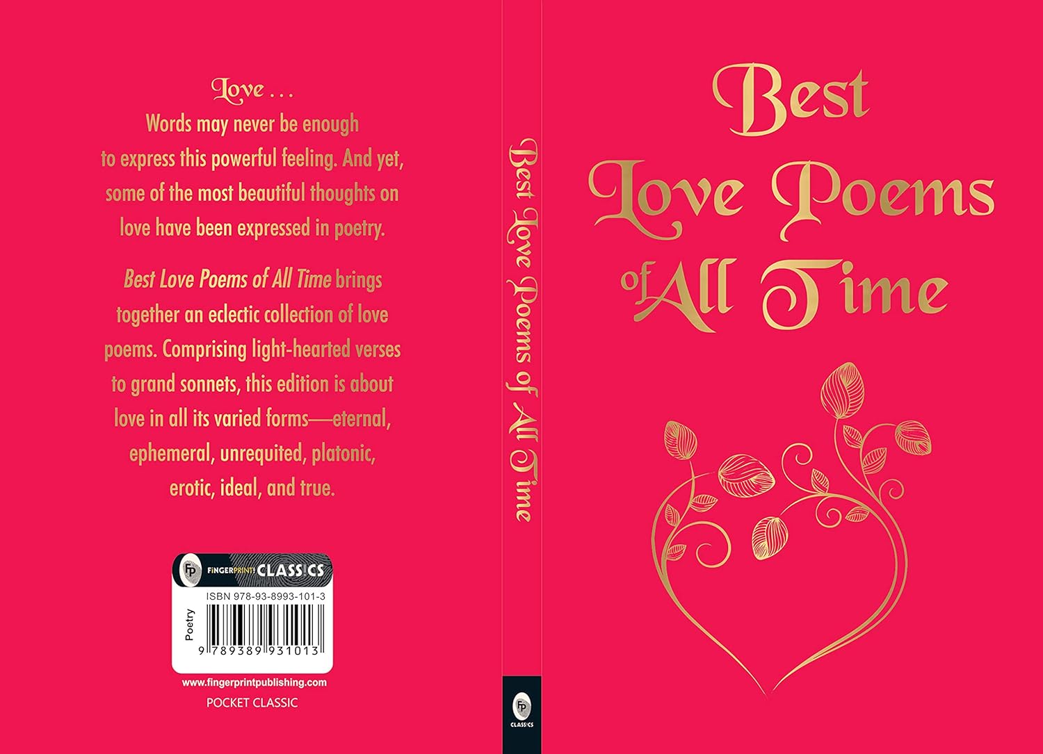 Best Love Poems of All Time (Pocket Classic) by VARIOUS [Paperback] - versoz.com