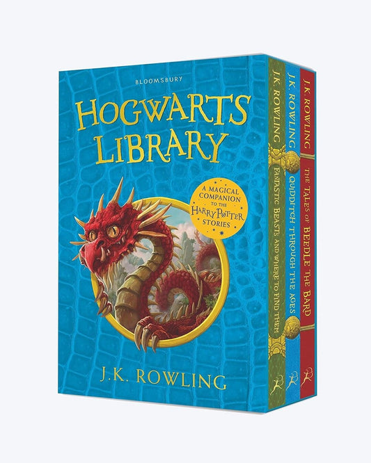 The Hogwarts Library Box Set by J K Rowling [Paperback]