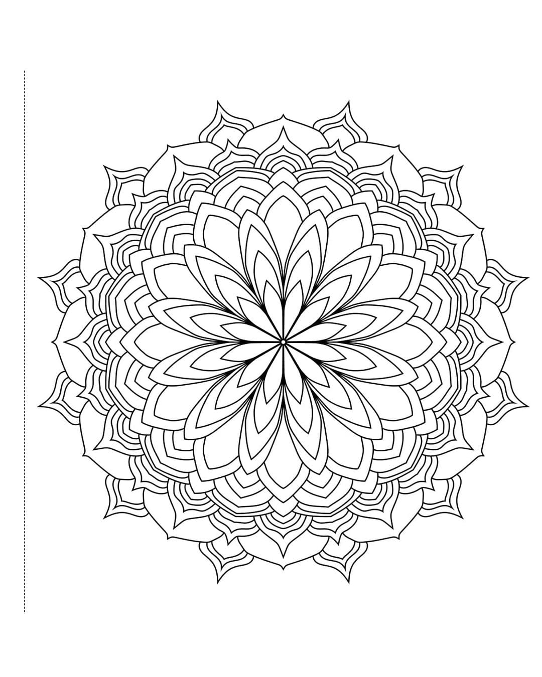 Mandala : Colouring books for Adults with Tear-out Sheets [Paperback]