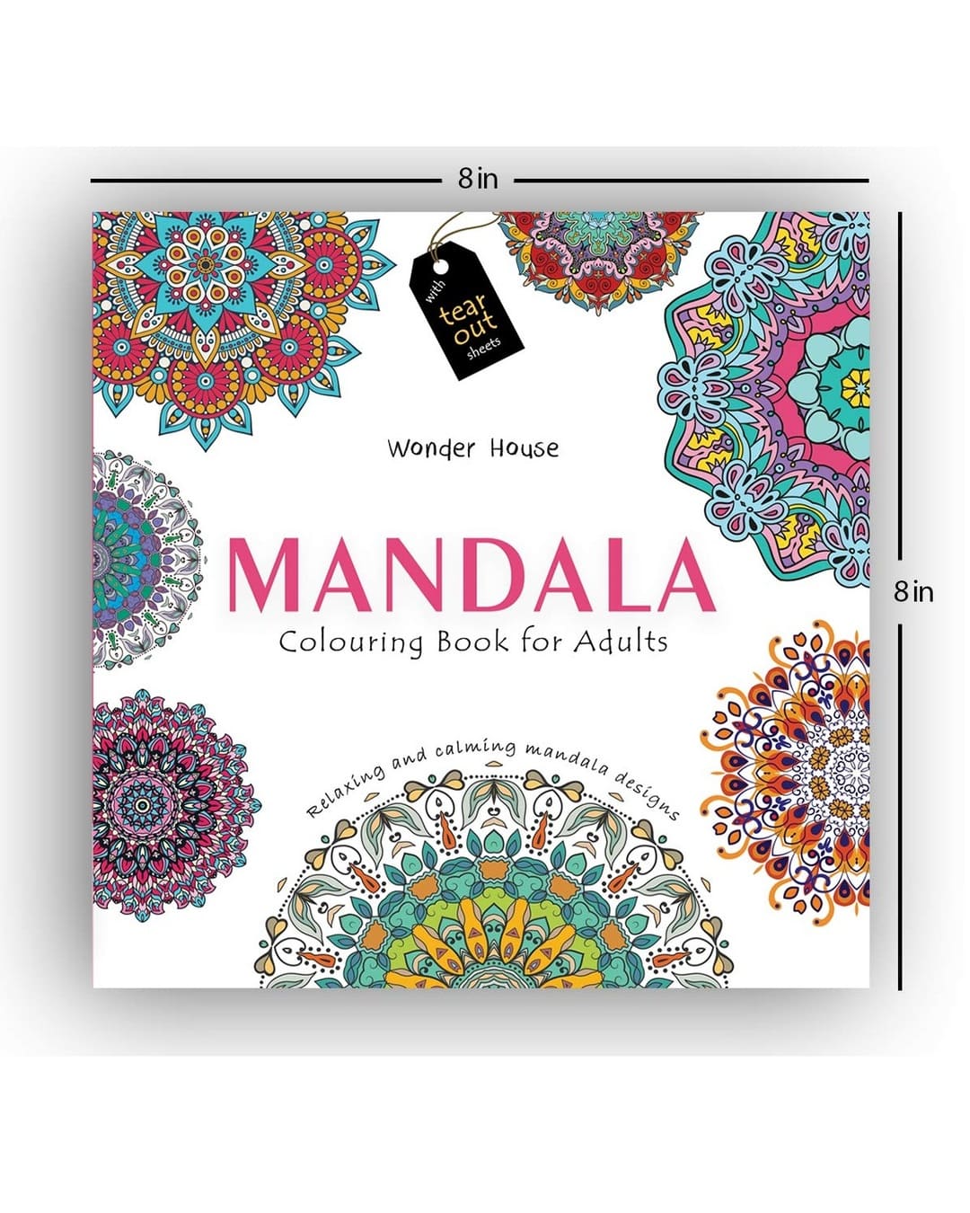 Mandala : Colouring books for Adults with Tear-out Sheets [Paperback]