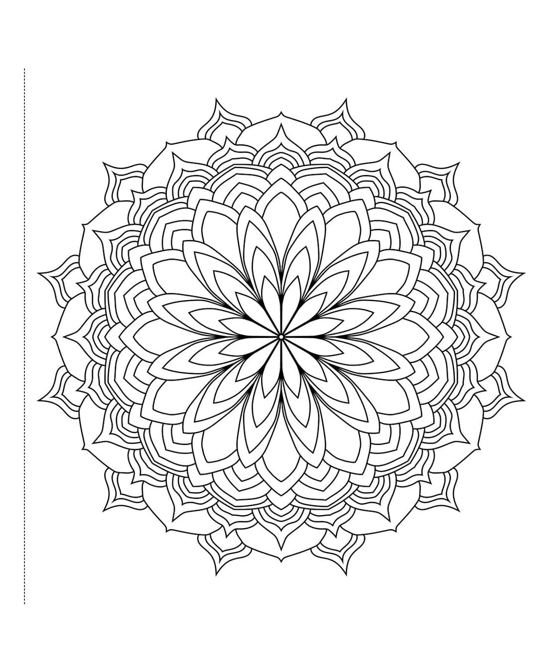 Mandala : Colouring books for Adults with Tear-out Sheets [Paperback]