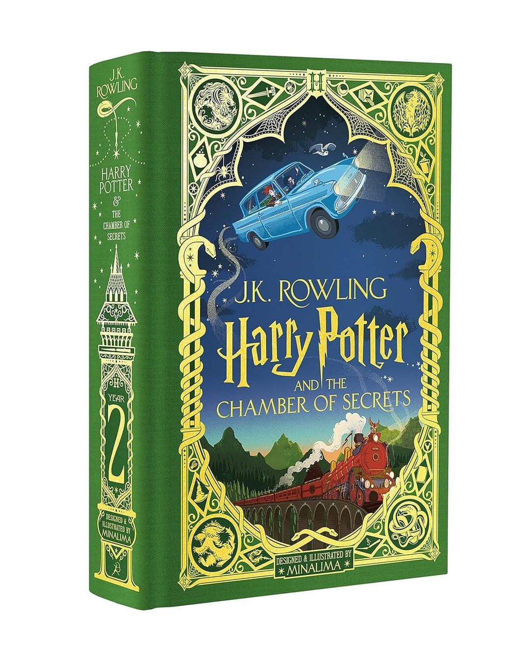 Harry Potter & The Chamber Of Secrets : Minalima Edition by J K Rowling [Hardcover]