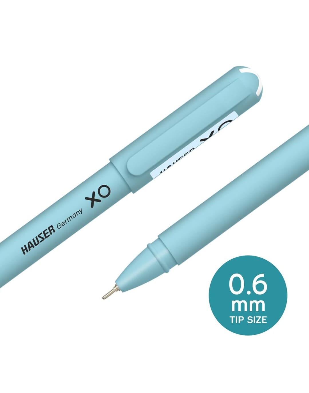 Hauser XO | Acu-Flow Writing System | Ball Pen | Blue | 1 Pen