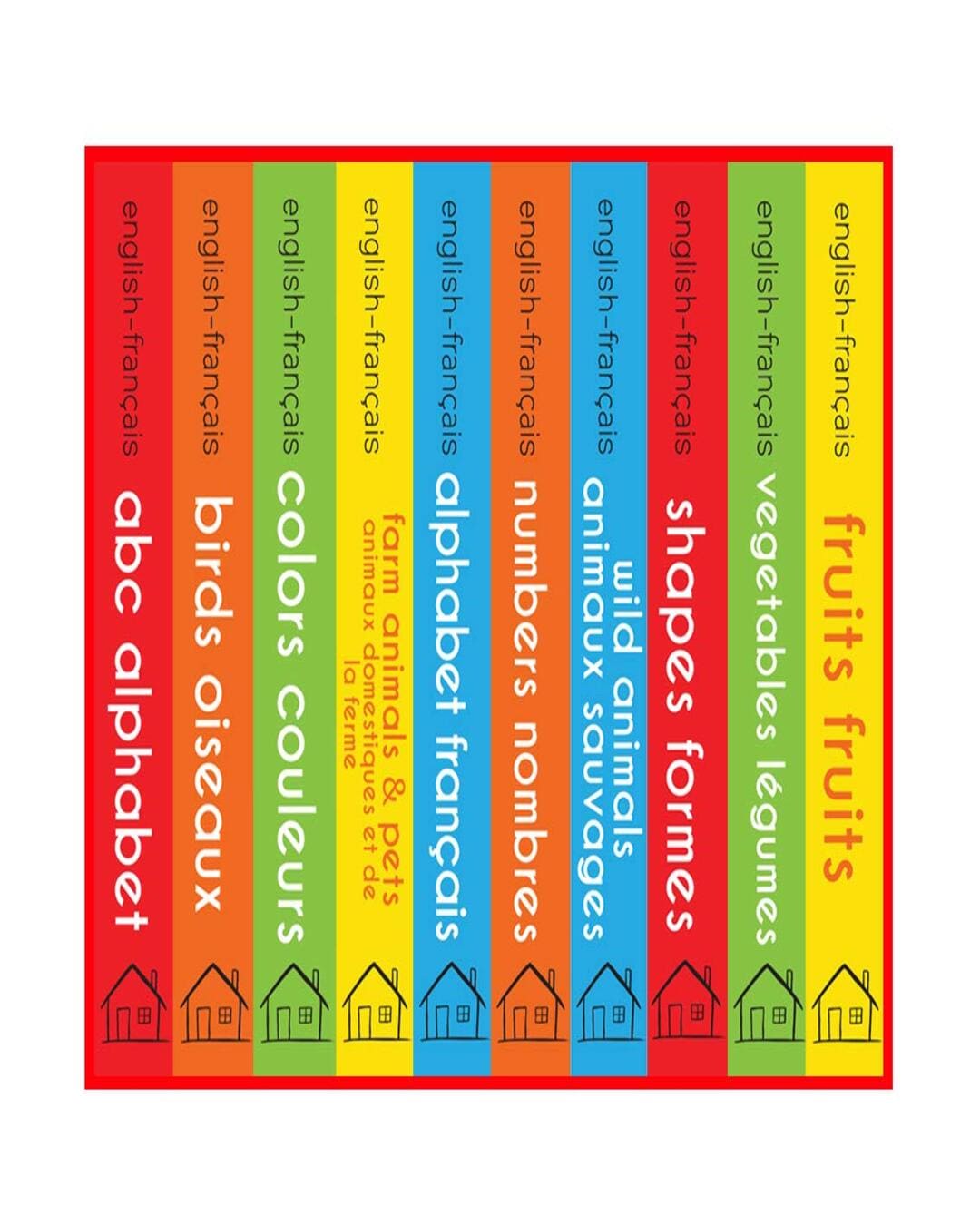 My First English-French Learning Library (Ma premiÃ¨re bibliothÃ¨que bilingue anglais-franÃ§ais) by Wonder House Books [Boxset] [Boxset]