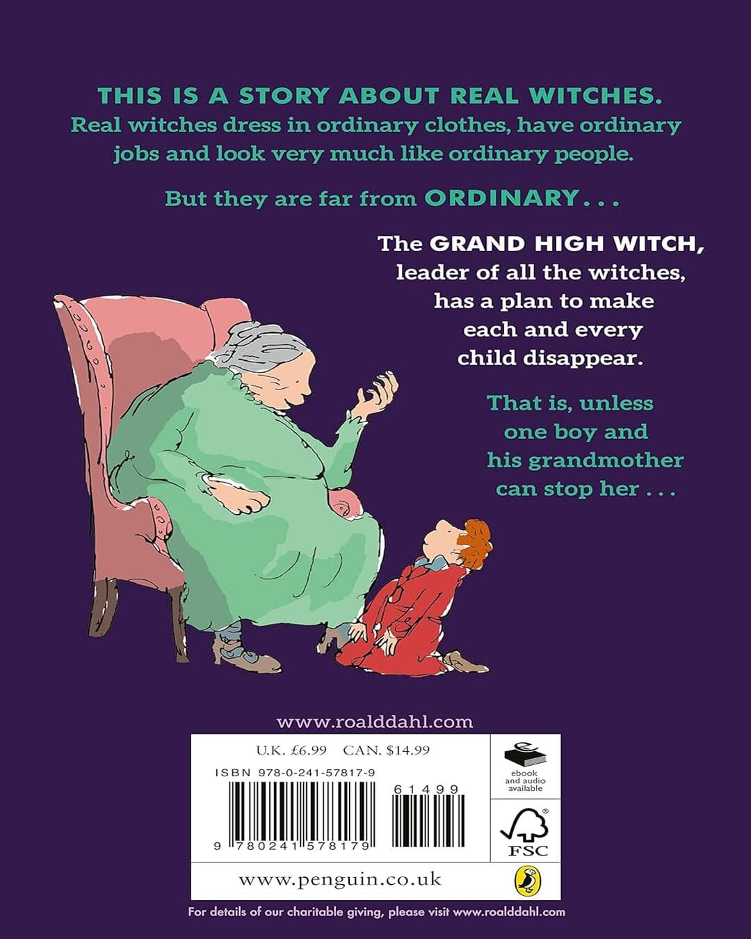 The Witches by Dahl, Roald [Paperback]