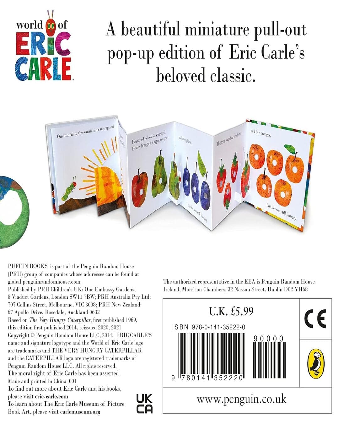 The Very Hungry Caterpillar A Pull-Out Pop-Up by Eric Carle [Hardcover]