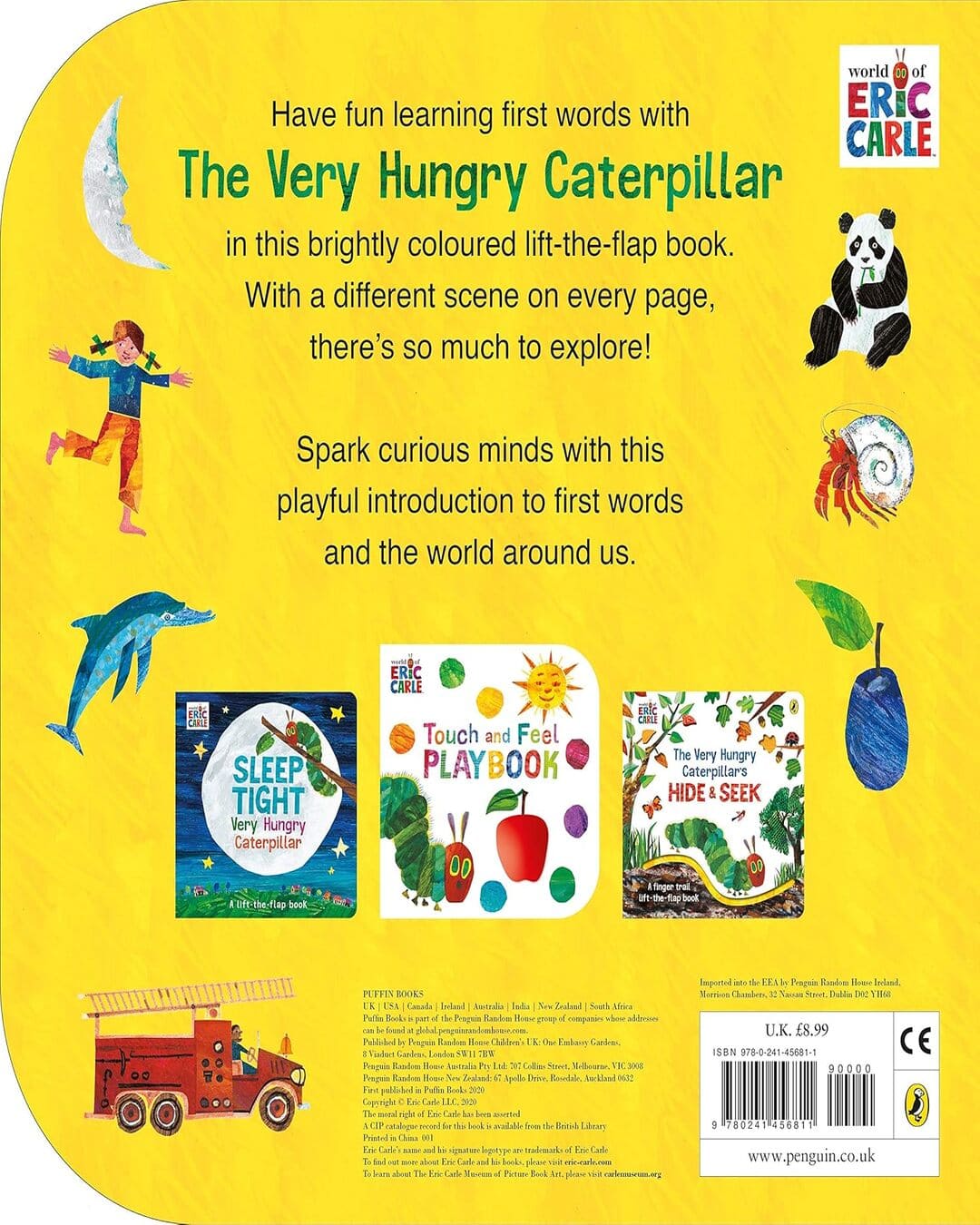 The Very Hungry Caterpillars First 100 Words by Eric Carle [Board book]