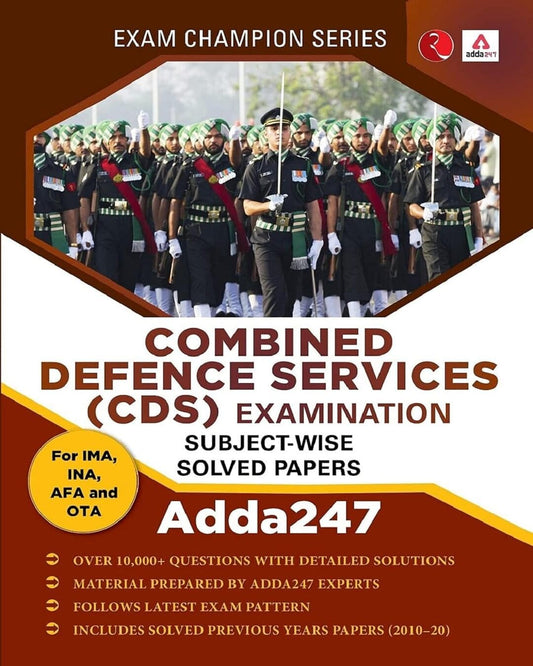Combined Defence Services (cds) Examination by Adda247 [Paperback]
