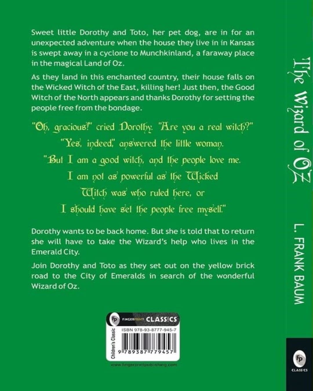 The Wizard of Oz by L. Frank Baum [Paperback]