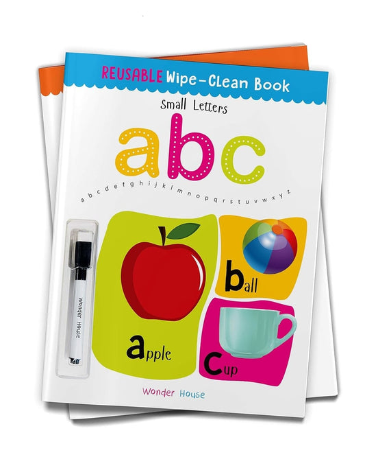 Reusable Wipe and Clean Book - Small Letters : Write and Practice Small Letters by Wonder House Books [Paperback]