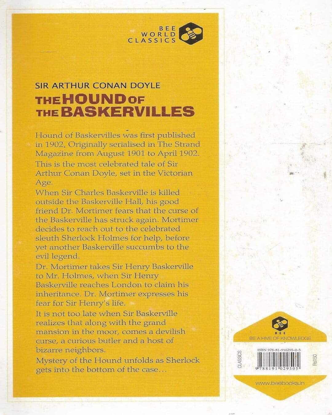 The Hound Of The Baskervilles by Arthur Conan Doyel [Paperback]