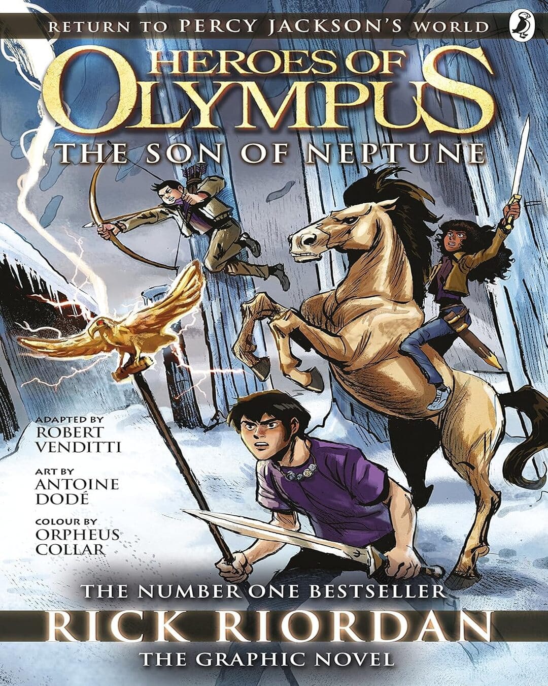 The Son Of Neptune: The Graphic Novel (Heroes Of Olympus Book 2) by Rick Riordan [Paperback]