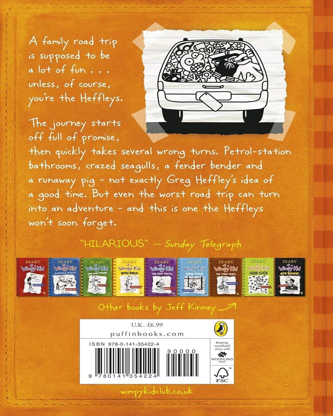 Diary of a Wimpy Kid : The Long Haul by Jeff Kinney [Paperback]