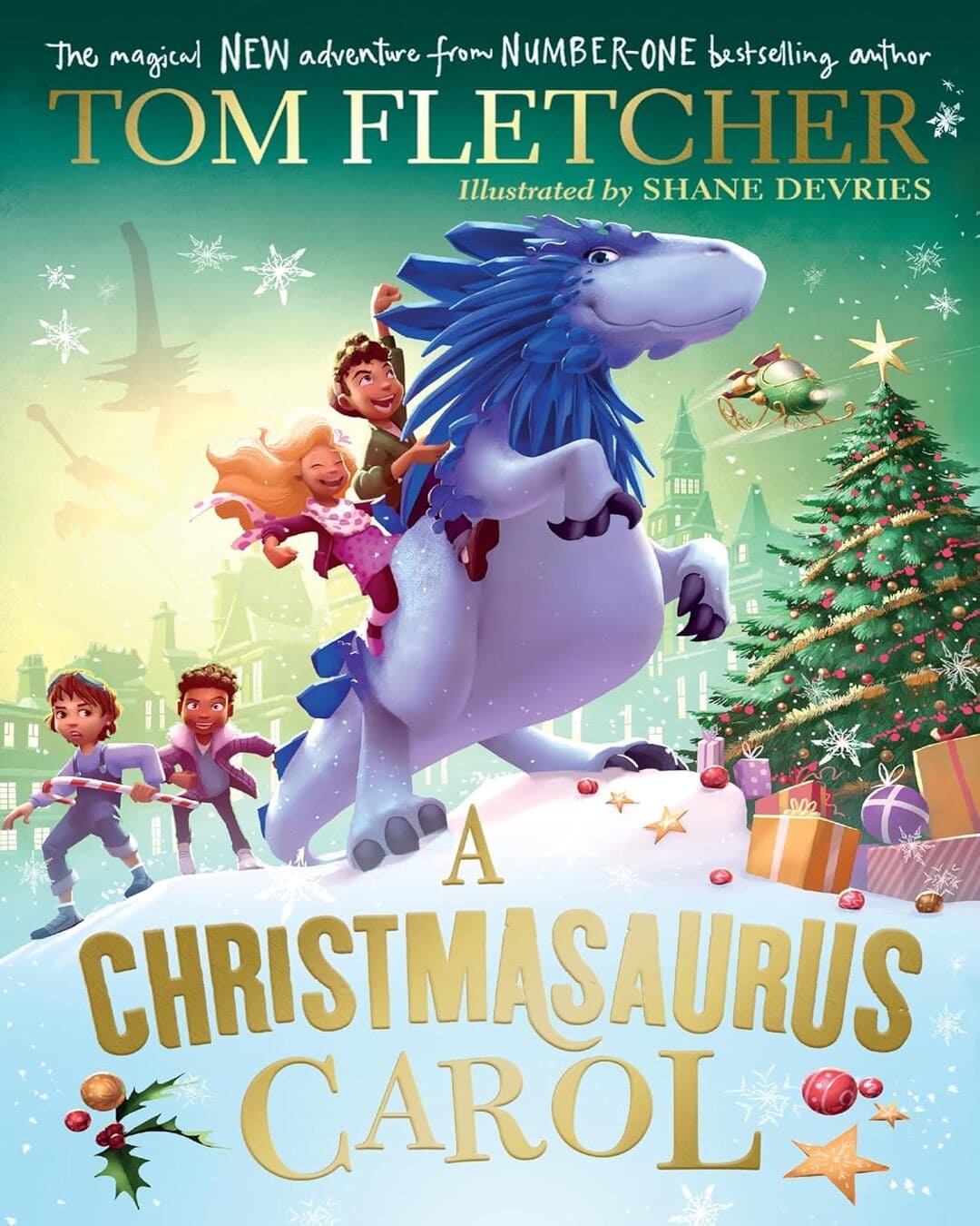 A Christmasaurus Carol by Tom Fletcher, Shane Devries (Illustrator) [Paperback]