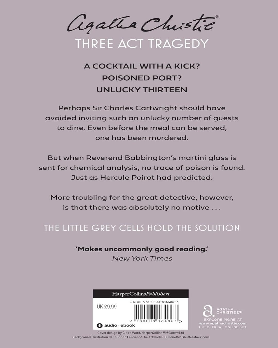 Three Act Tragedy by Agatha Christie [Paperback]