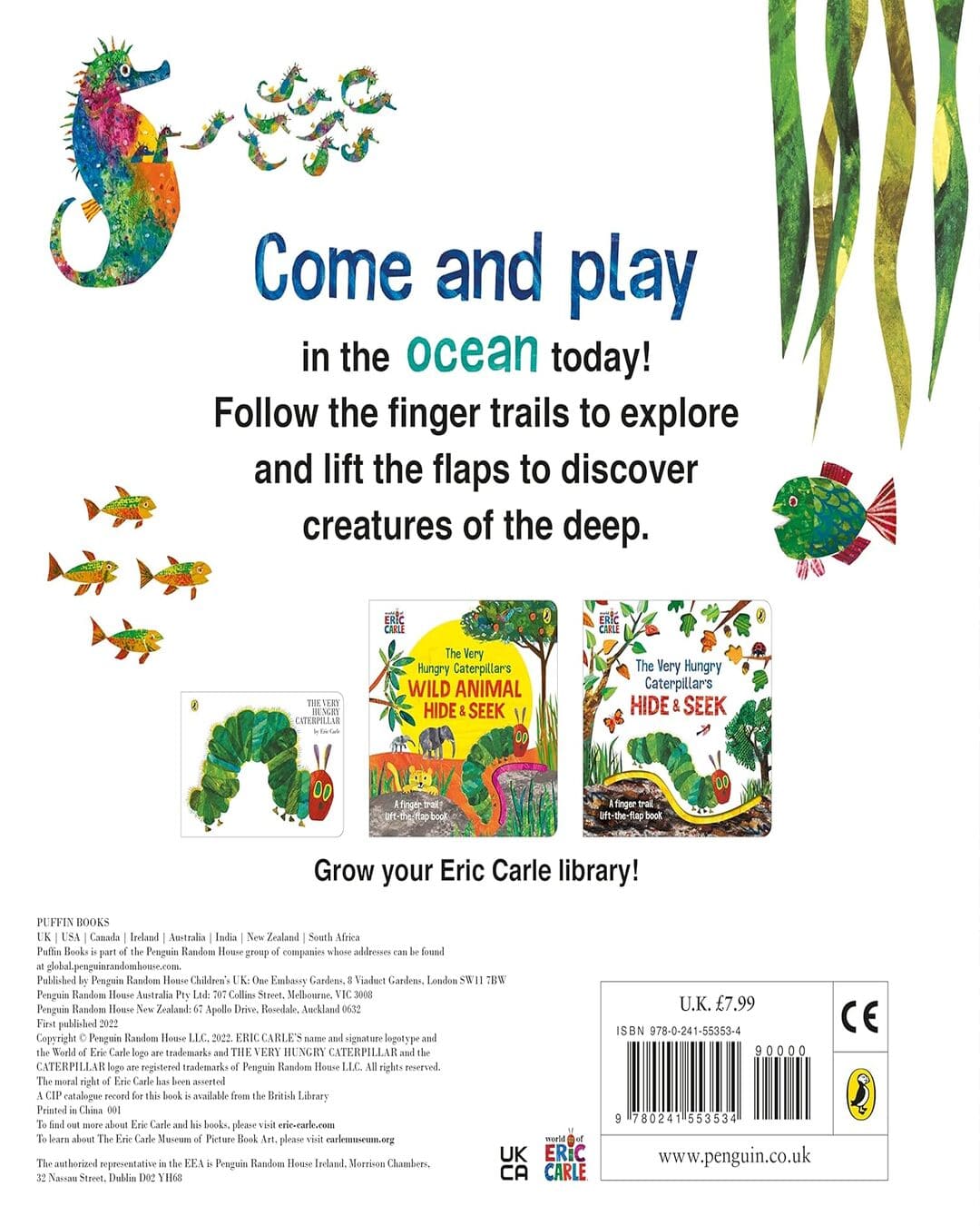 The Very Hungry Caterpillars Ocean Hide-And-Seek by Eric Carle [Board book]