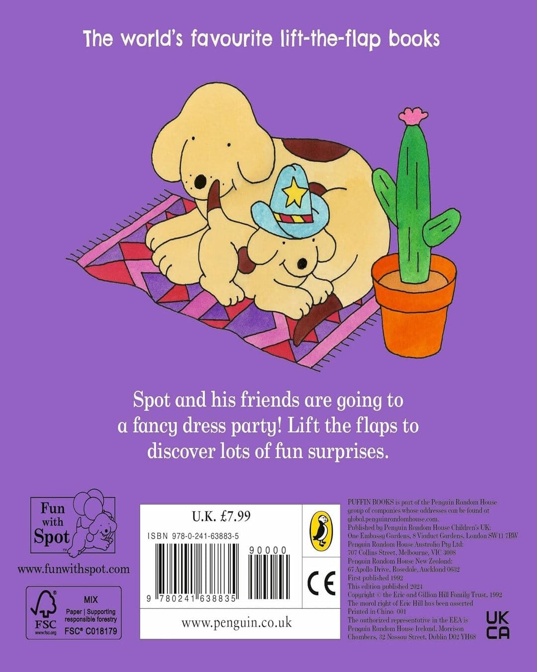 Spot Goes To A Party by Hill Eric [Board book]