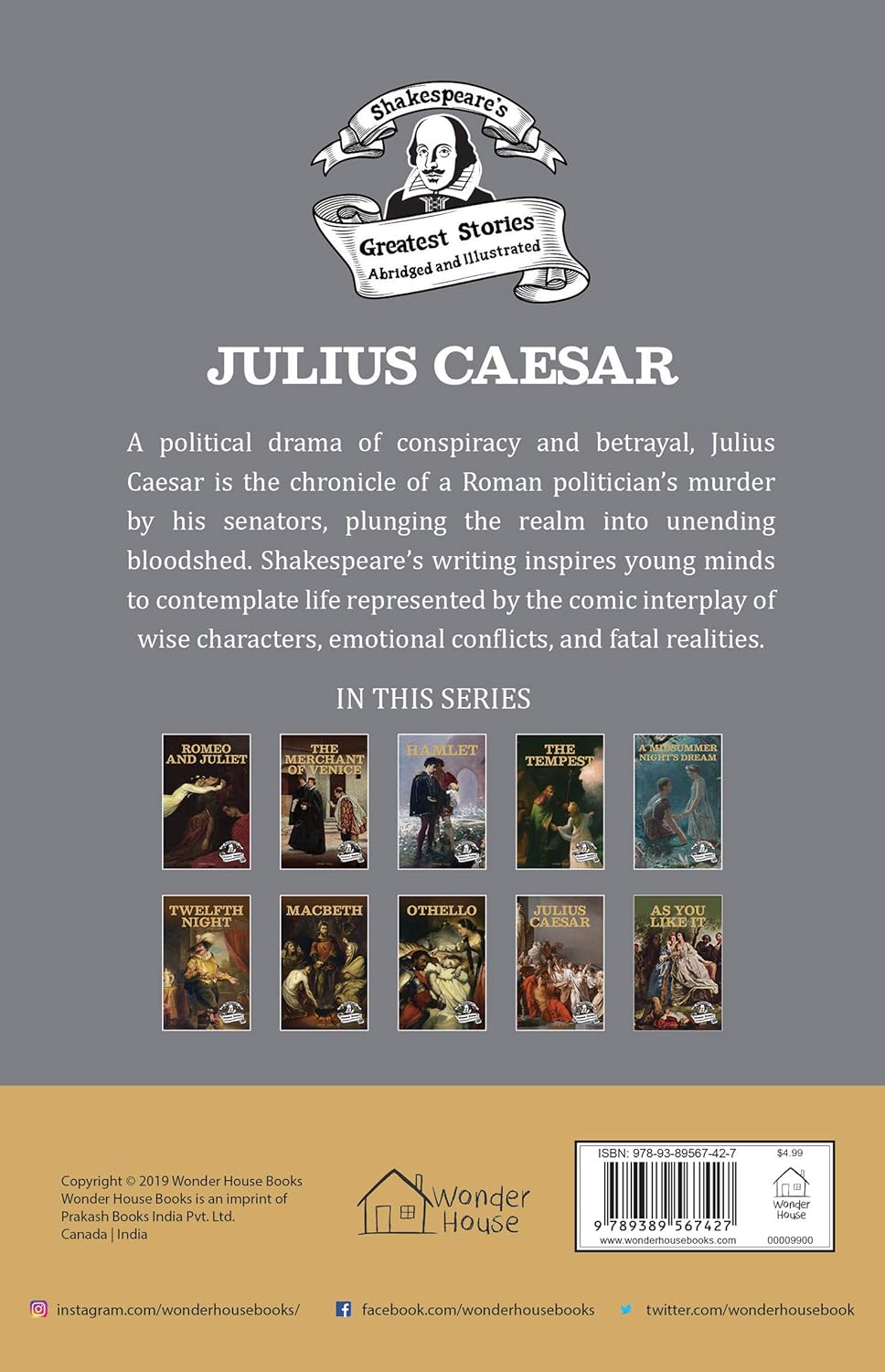 Julius Caesar by William Shakespear [Paperback]