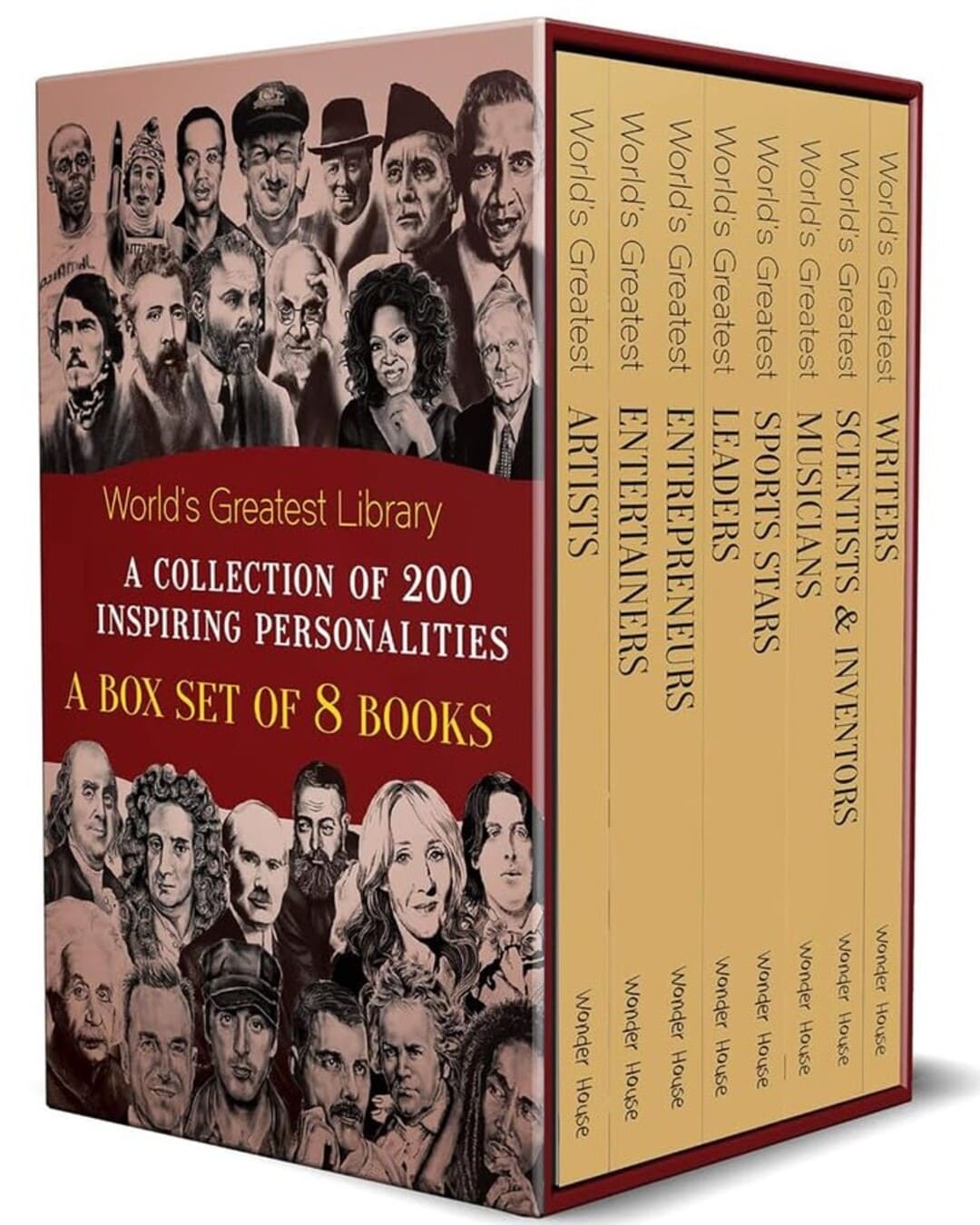 Worlds Greatest Library : A Collection of 200 Inspiring Personalities [Paperback Box Set]