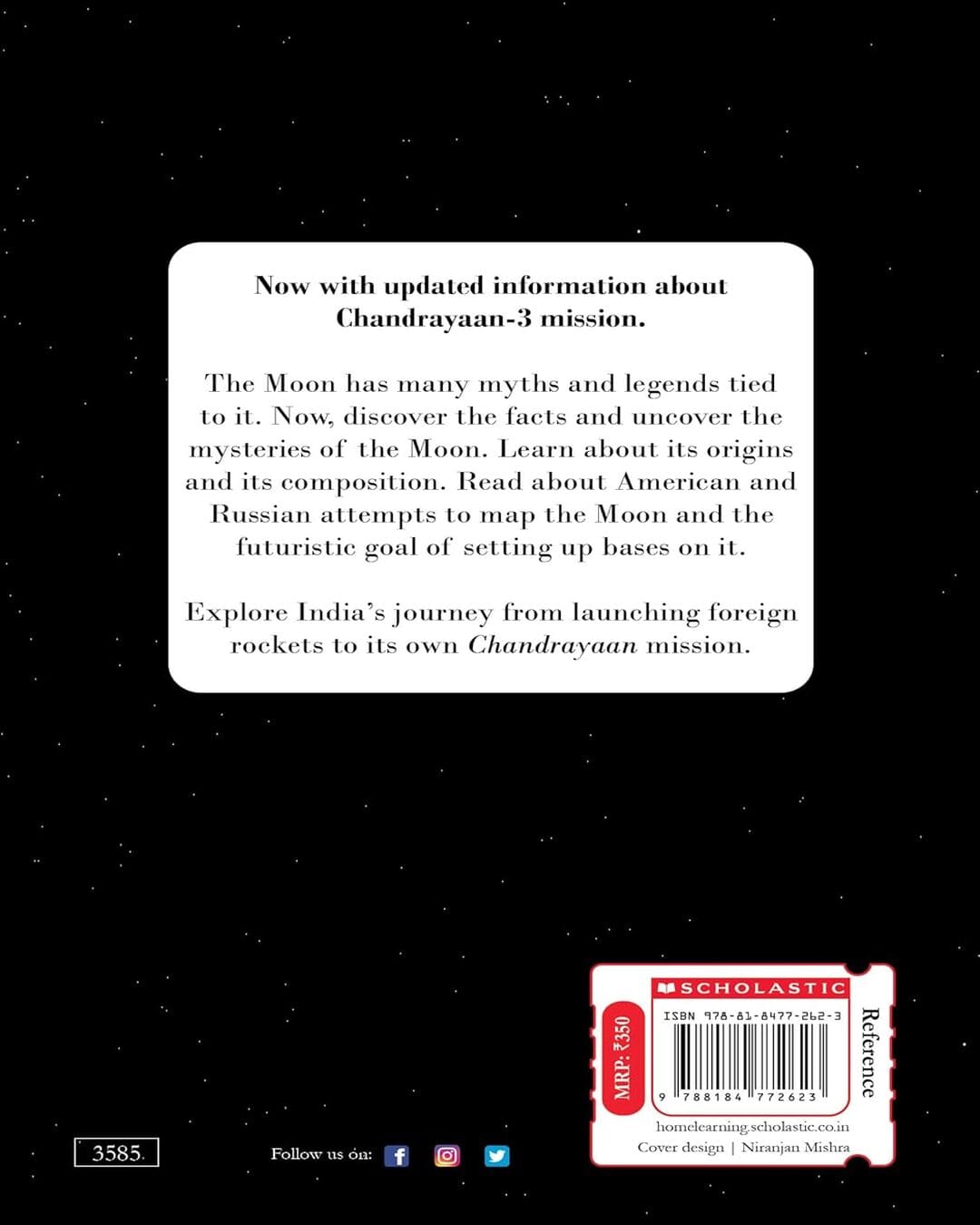 MISSION MOON: THE STORY OF CHANDRAYAAN [Paperback]