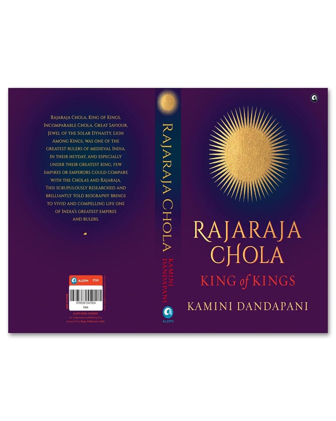 Rajaraja Chola:King of Kings by Kamini Dandapani [Hardcover]