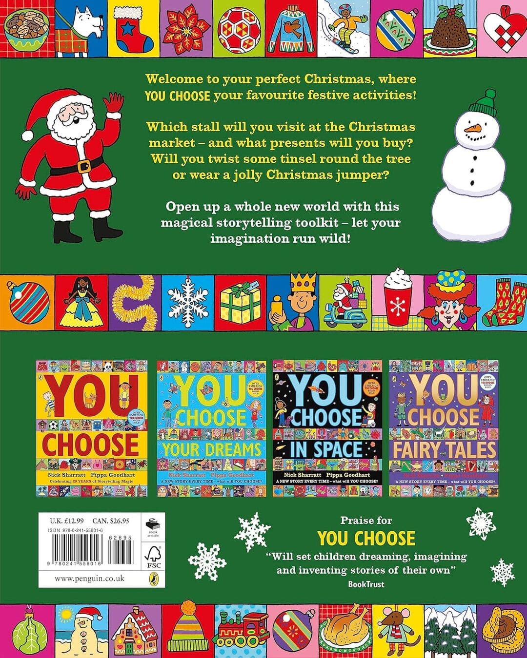 You Choose Christmas by Pippa Goodhart, Nick Sharratt (Illustrator) [Hardcover]