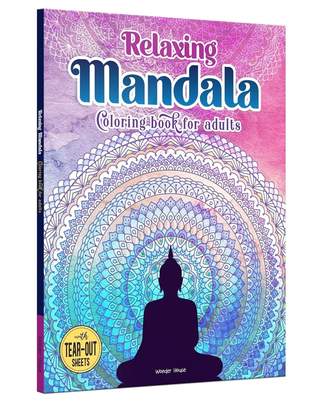 Relaxing Mandala Coloring Book for Adults by Wonder House Books [Paperback]