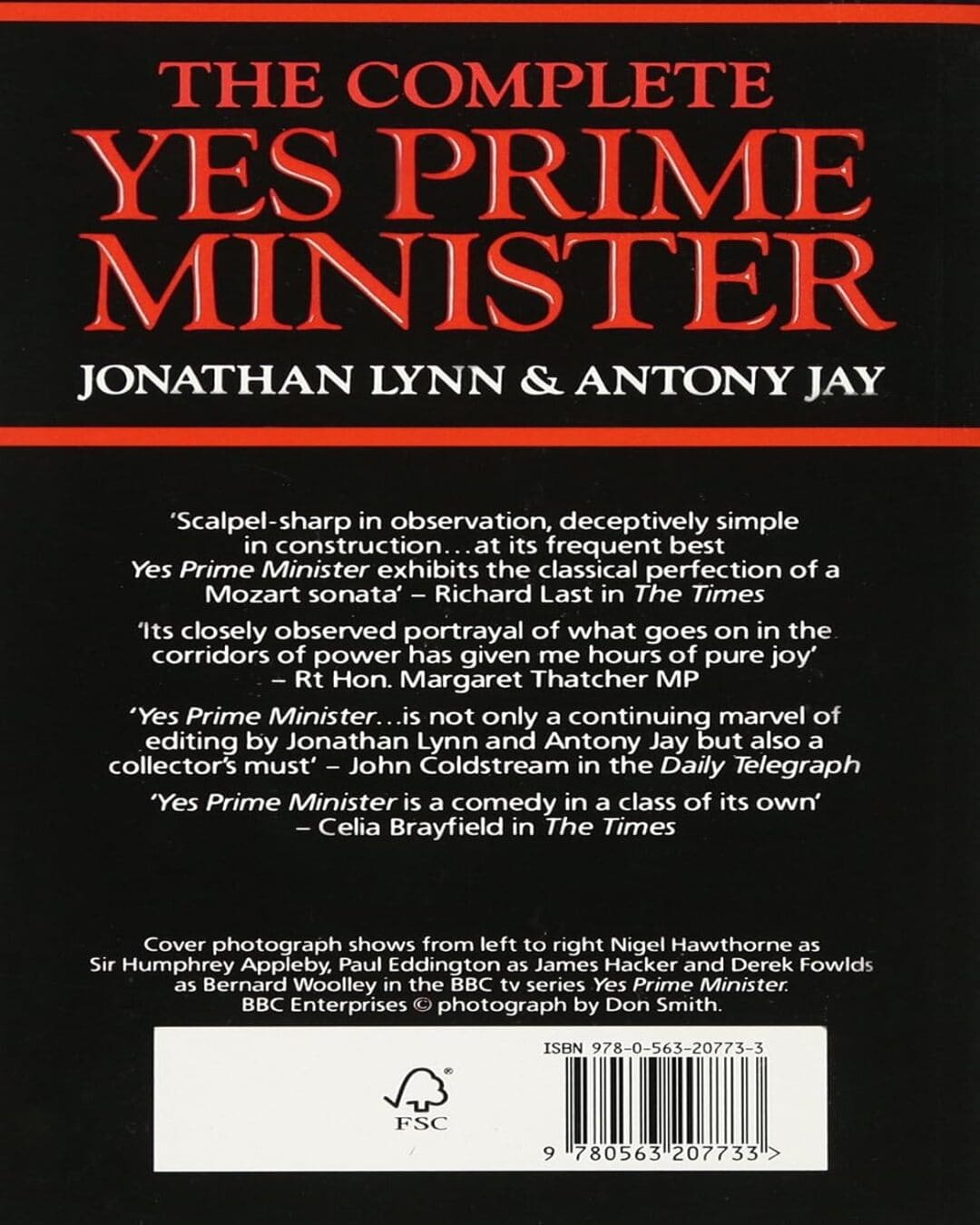 Yes Prime Minister Complete [Paperback]