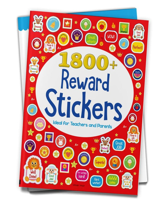 1800+ Reward Stickers - Ideal For Teachers And Parents : Sticker Book With Over 1800 Stickers To Boost The Morale of Kids by Wonder House Books [Paperback]