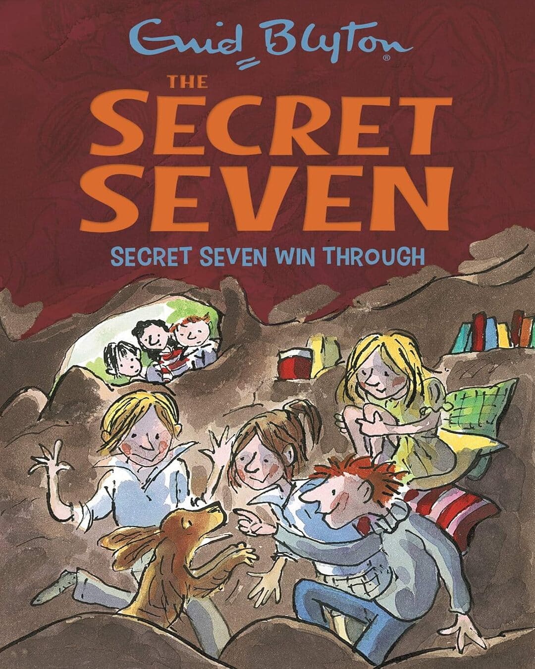 Secret Seven With Through: 07 by Enid Blyton [Paperback]