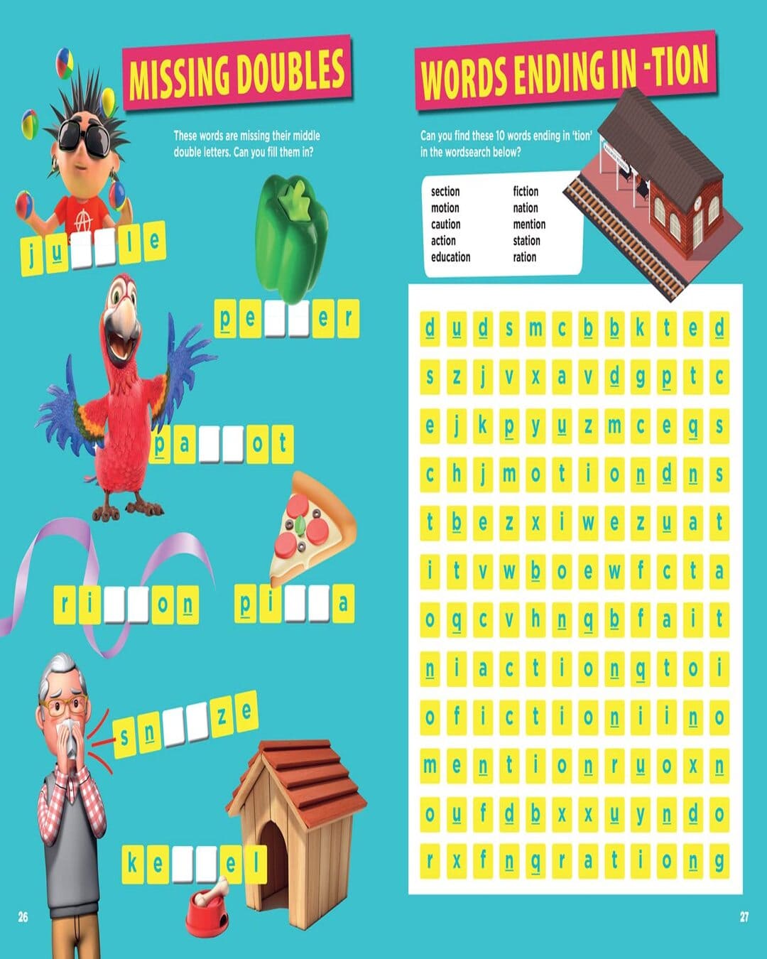 SCRABBLEâ„¢ JUNIOR SPELLING ACTIVITY BOOK - Age 6-7 [Paperback]