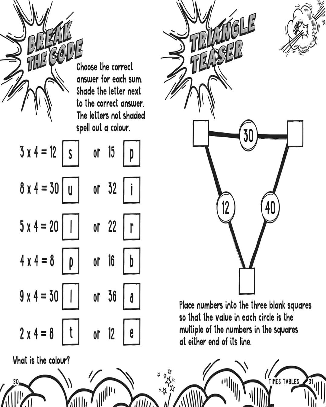 Solve It! â€” TIMES TABLE GAMES FOR BIG THINKERS [Paperback]