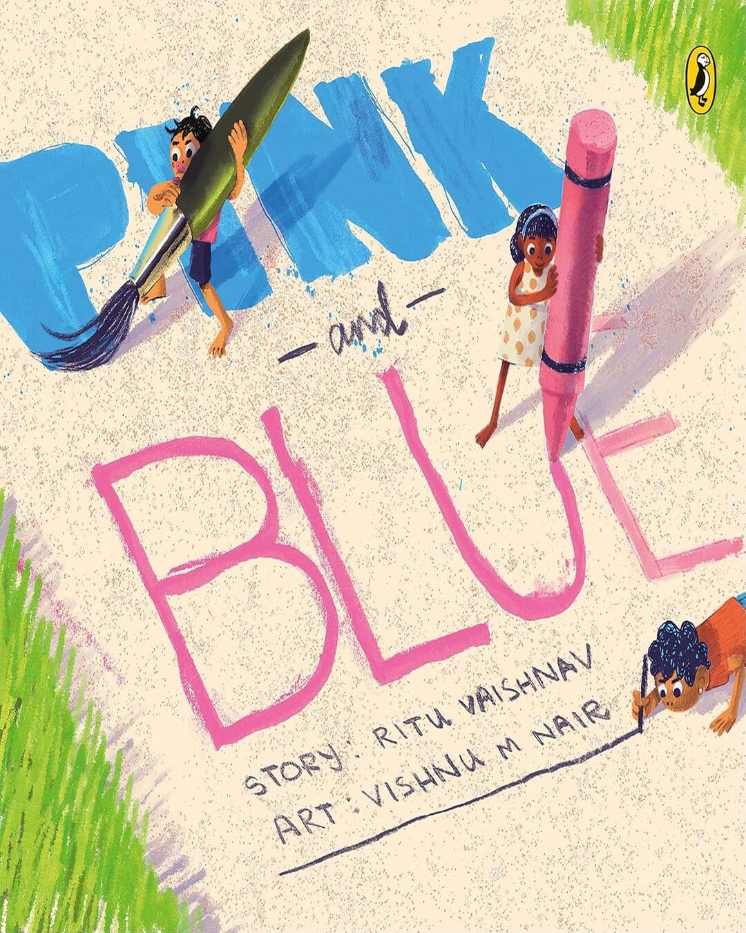 Pink And Blue by Ritu Vaishnav [Paperback]