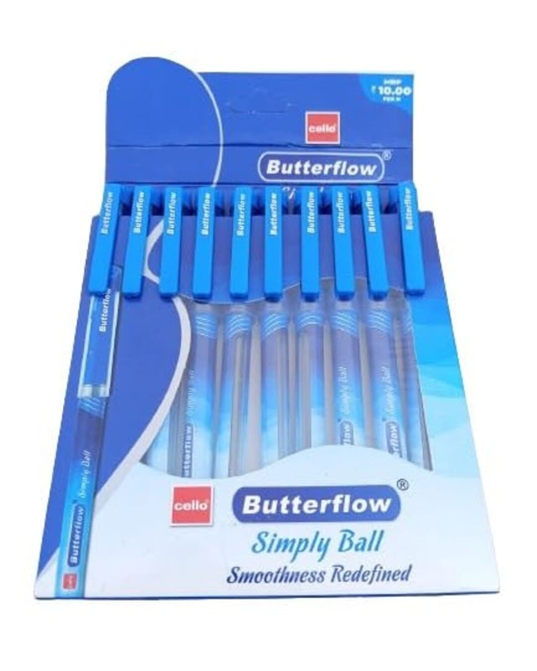 Cello Butterflow | Ball Pen | Blue | 1 Pen