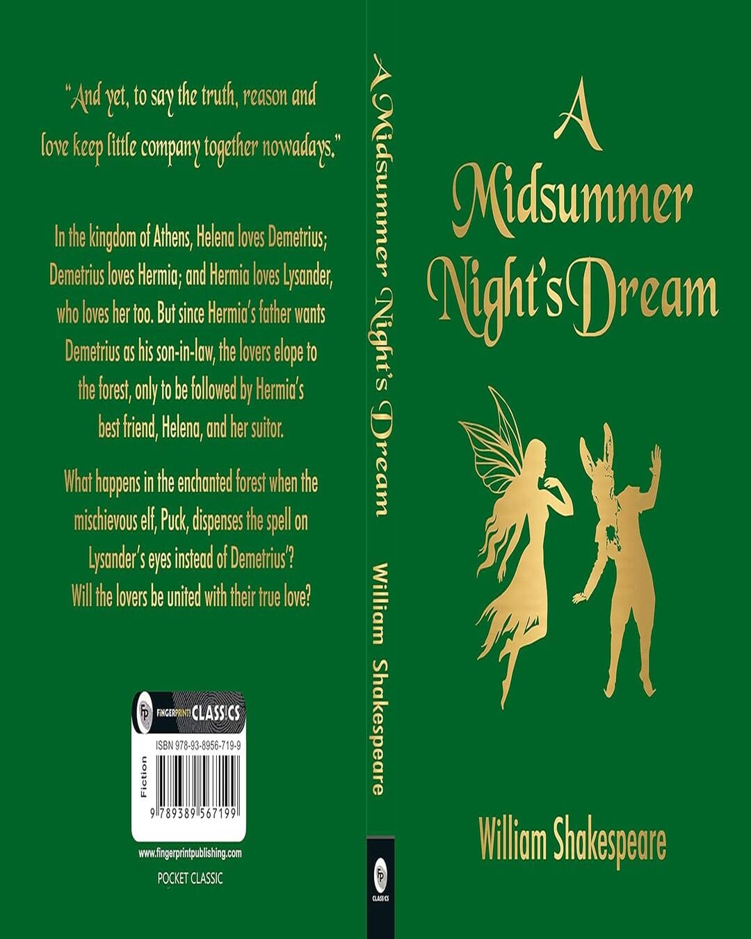 A Midsummer Nightâ€™S Dream (Pocket Classic) by William Shakespeare [Paperback]