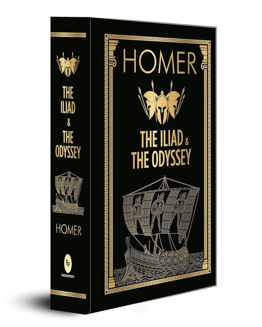 HOMER: The Iliad & the Odyssey (Deluxe Hardbound Edition) [Hardcover]