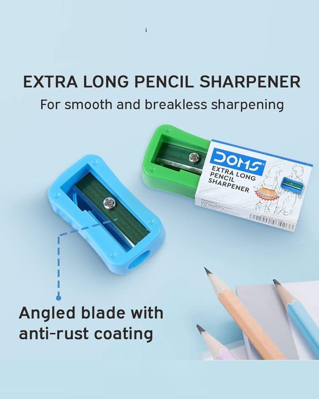 Doms Extra Long Pencil Sharpeners | 1 Sharpener