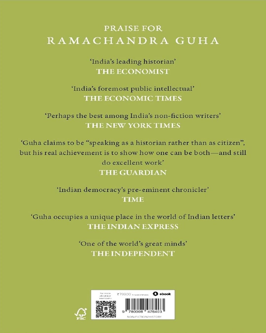 Speaking with Nature by Ramachandra Guha [Hardcover]